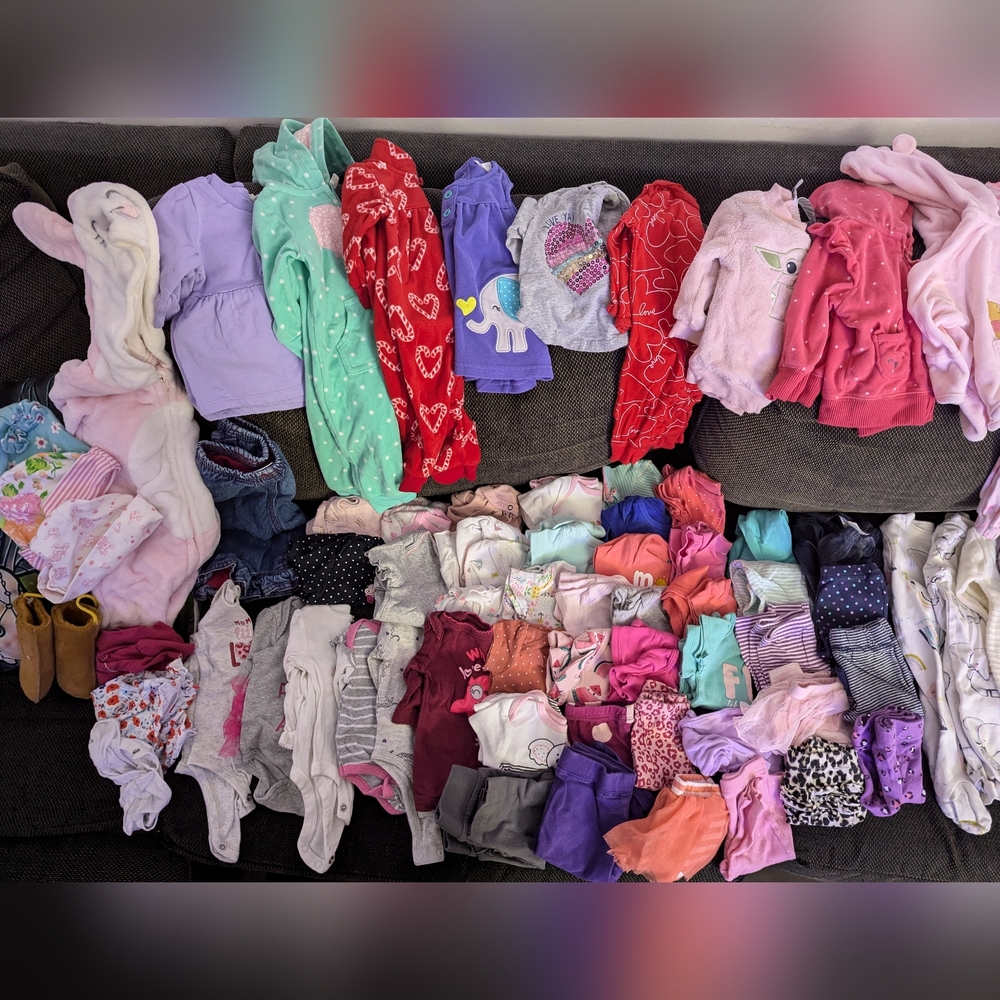 Lot of 0-3/3 month baby clothes